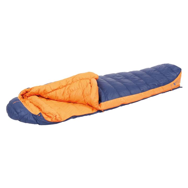 Comfort 0° Mummie Slaapzak Oranje/Blauw M - Right