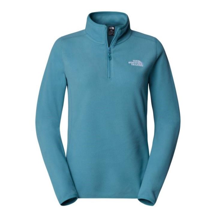100 Glacier 1/4 Zip Fleece Dames Algae Blue L