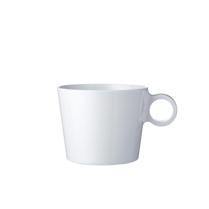 Cappuccinomok Flow Drinkbeker wit 375 ml