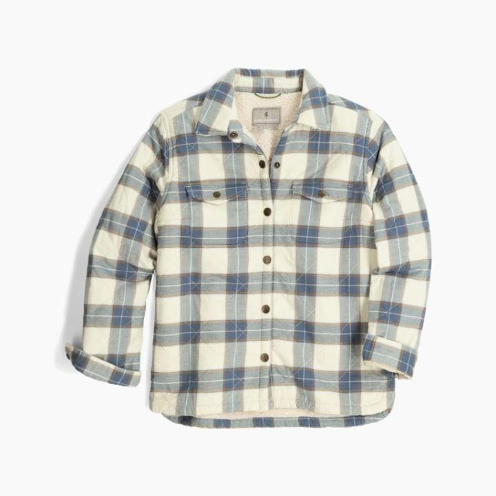 Snowcap Lined Flannel L/S Shirt Dames Chalk Runyon Pld L