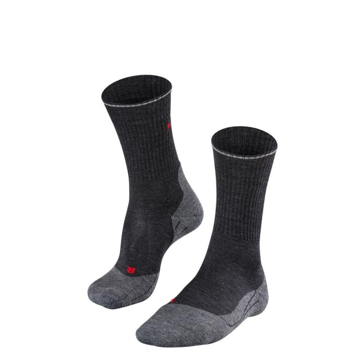Tk2 Wool Silk Heren Wandelsok Anthra.Mel 44-45