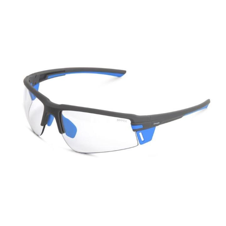 Trail Box Gry/Blu Trns+ Clr-Smk 0-3 Zonnebril Matte Dark Grey/Matte Blue One Size