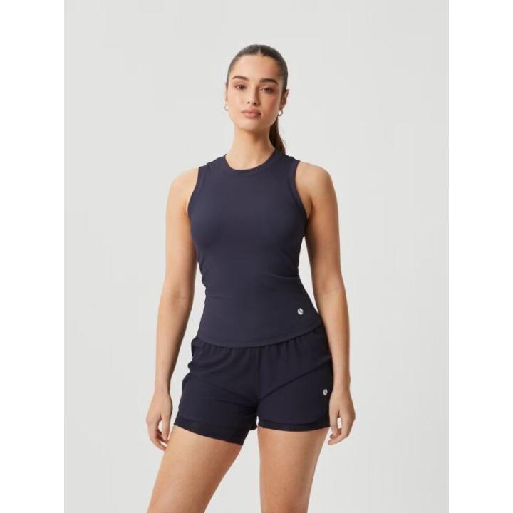 Ace Rib Pocket Sport Top Dames Night Sky XL