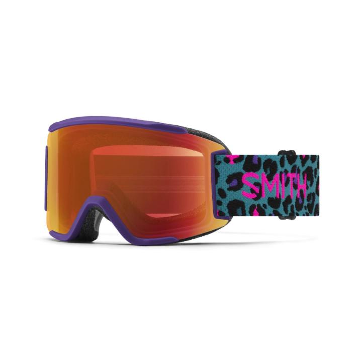 Squad S Sneeuwbril Purple Have Neon Cheetah One Size