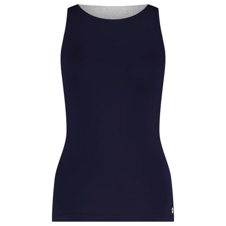 Performance Workout Top Dames Deep Blue X White M