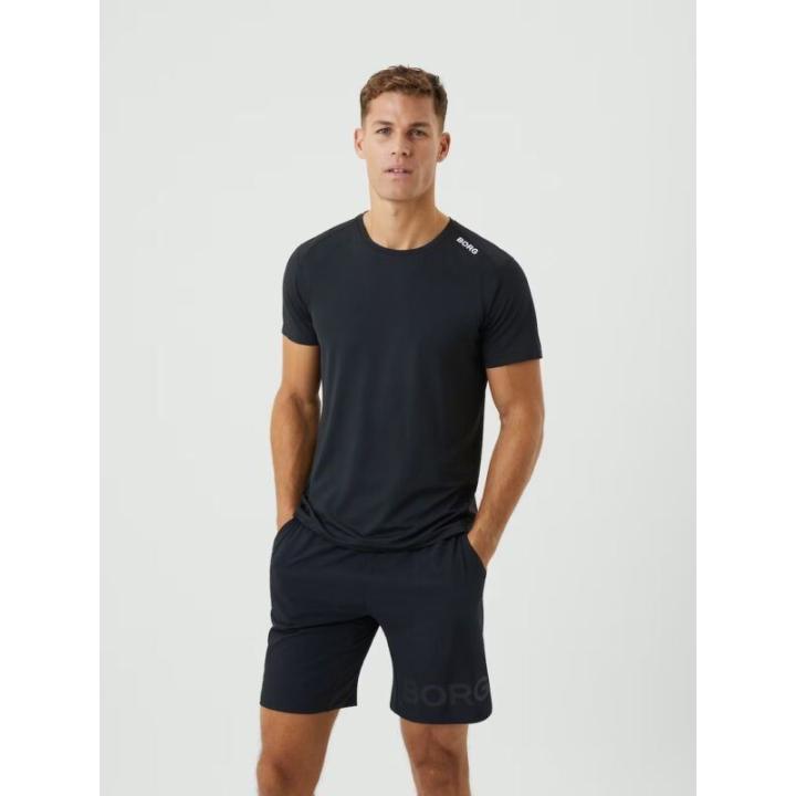 Borg Athletic T-Shirt Heren Black L