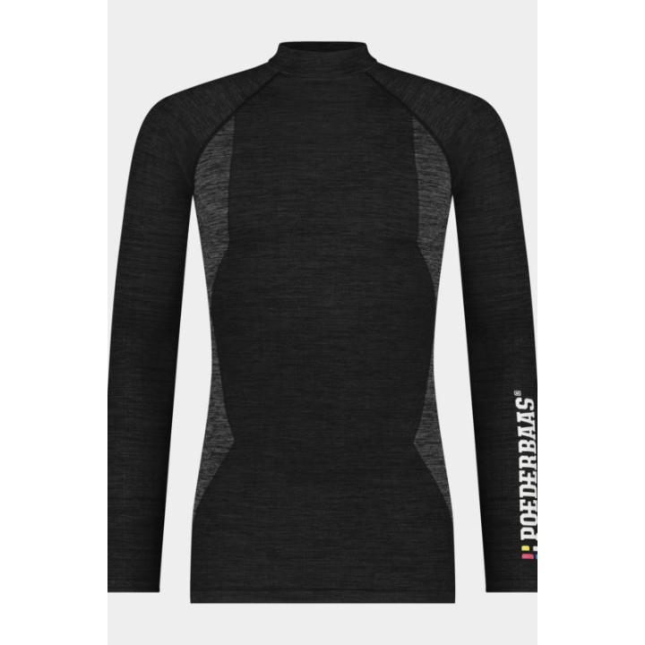 Technical L/S Thermoshirt Heren Black L