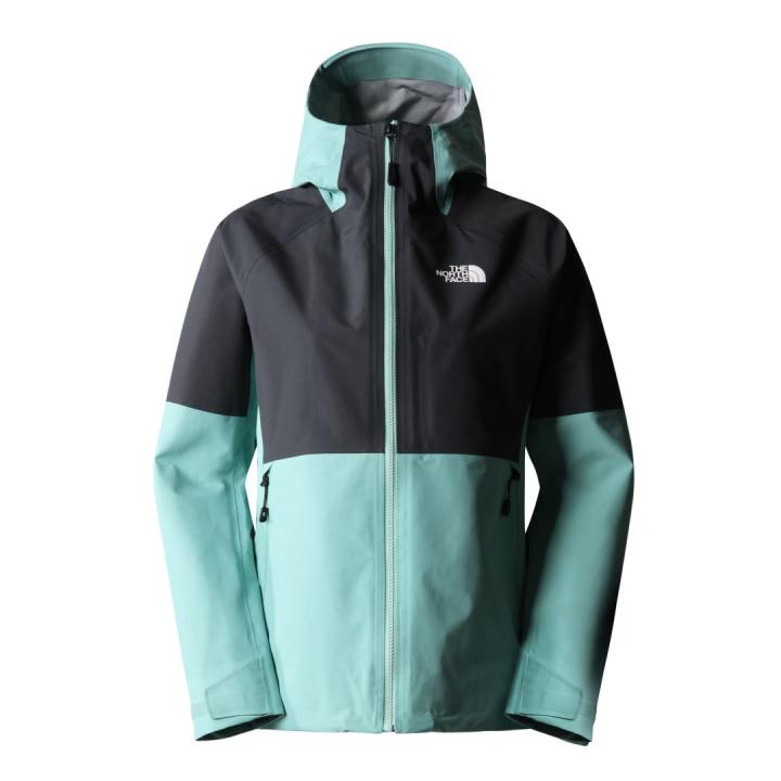 Jazzi Futurelight Dames Hardshell Jas Wasabi - Asphalt Grey L