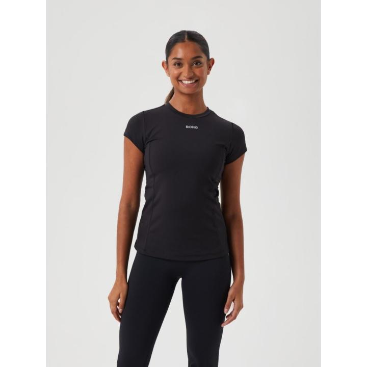 Borg Reform Slim T-Shirt Dames Black Beauty M