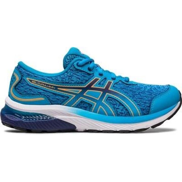 Gel-Cumulus 24 Gs Hardloopschoen Kinderen Island Blue/Sun Peach 3,5