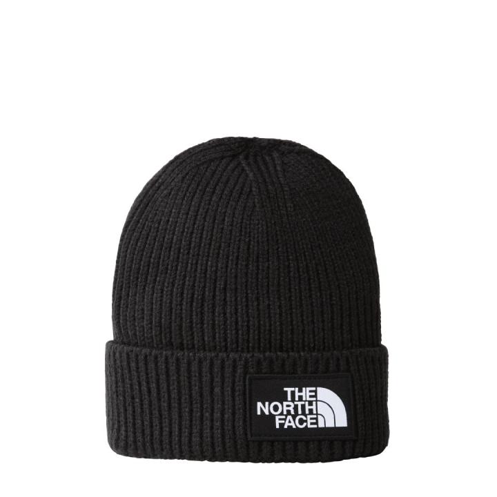 Box Logo Cuffed Beanie Muts Kinderen Tnf Black OS