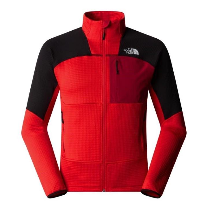 Stormgap Powergrid Fleece Heren High Risk Red - TNF Black M