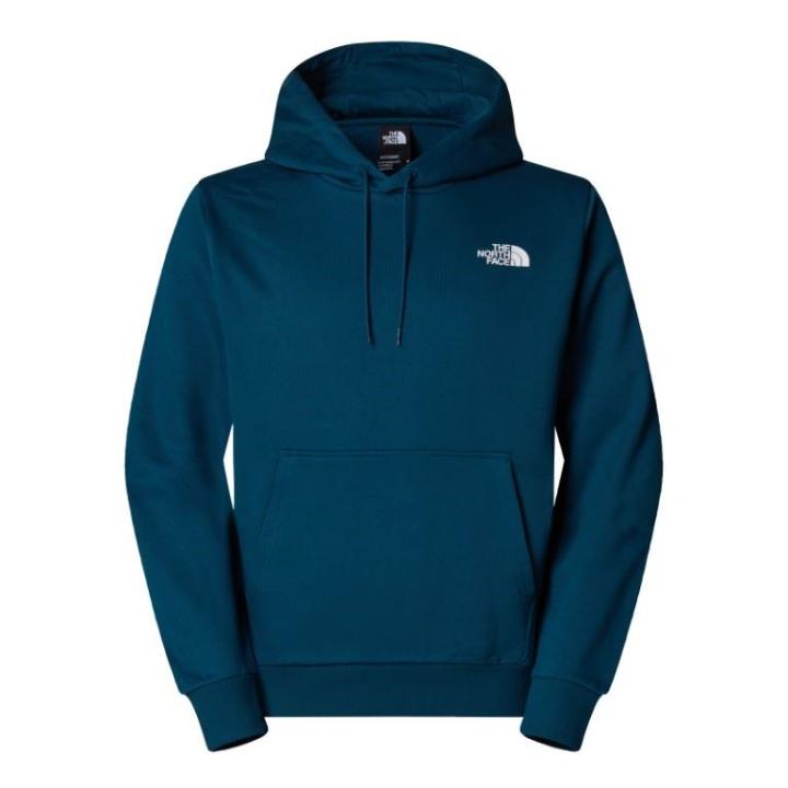 Simple Dome Hoodie Trui Heren Midnight Petrol M
