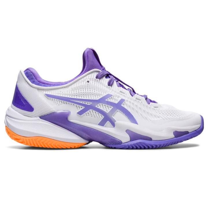 Court Ff 3 Clay Tennisschoen Dames White/Amethyst 6,5