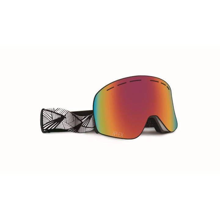 Virgo Revo Red Sneeuwbril Matt White One Size