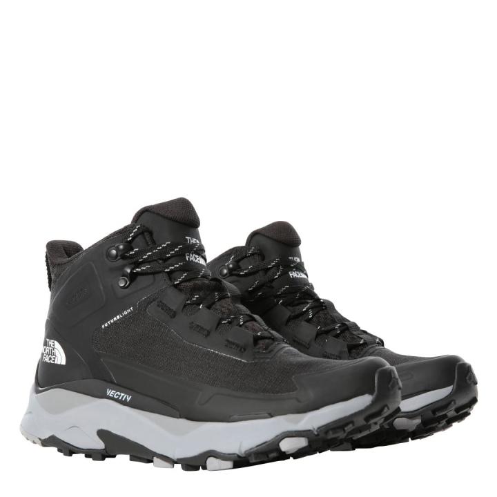 Vectiv Exploris Mid Futurelight Dames Hoge Wandelschoen TNF Black - Meld Grey 41