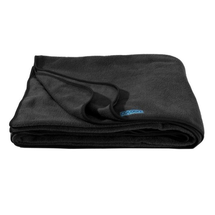 Fleece Blanket, Black Deken