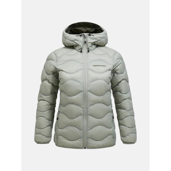 Helium Down Hood Isolatiejas Dames Limit Green/Pine Needle M