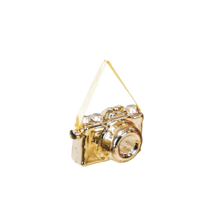 Housevitamin Kerstornament Camera Goud