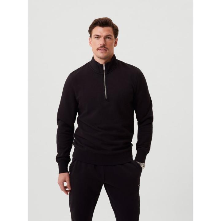 Centre Half-Zip Trui Heren Black M