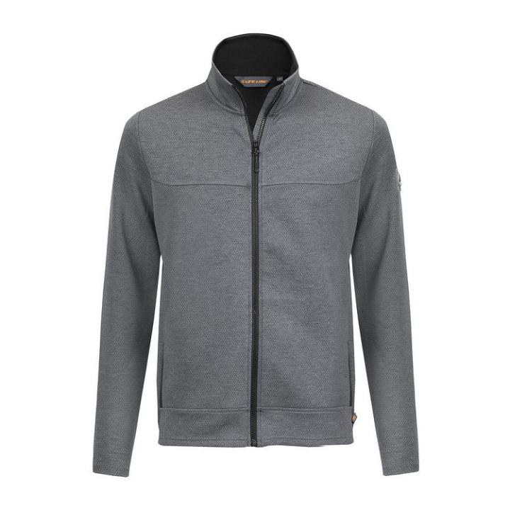 Ezra Heren Fleece Dark Grey M
