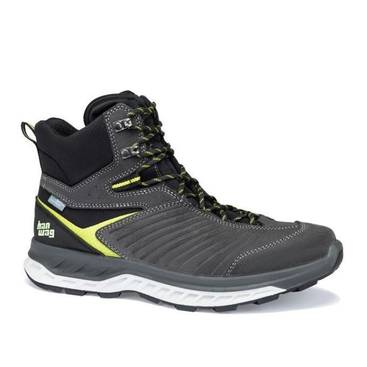 Blueridge Es Heren Hoge Wandelschoen Asphalt/Yellow 10