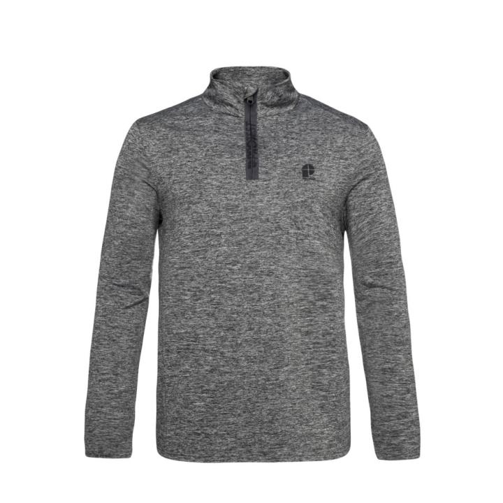 Rewill 1/4 Zip Pully Heren Dark Grey Melee XL