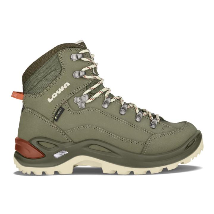 Renegade Gtx Mid Dames Hoge Wandelschoen Grey Green/Panna 5