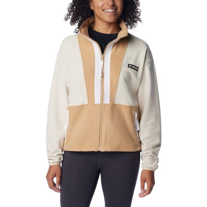 W Back Bowl™ Fleece Dames Chalk, Canoe, White M