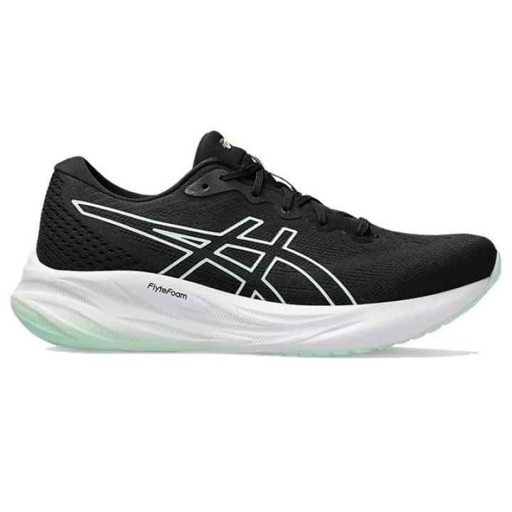 Gel-Pulse 15 Hardloopschoen Dames Black/Mint Tint 10