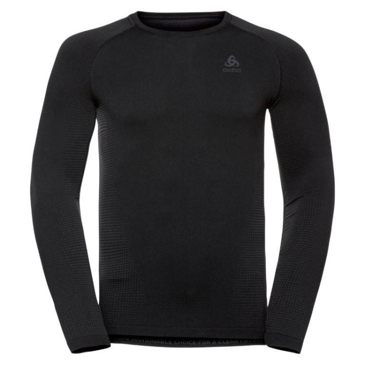 Performance Warm Eco LS Thermoshirt Heren Black - Odlo Graphite Grey XL