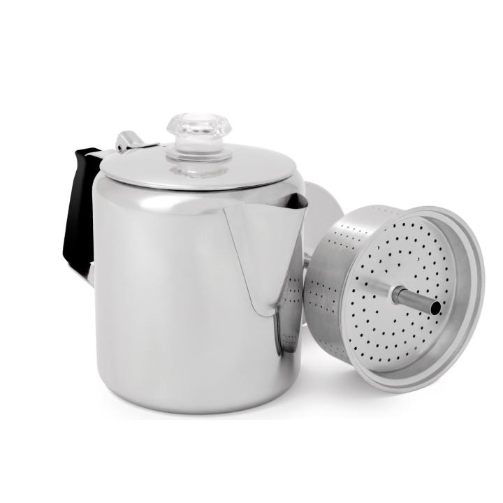 Glacier Stainless Percolator - 6 Cup Koffiezetter