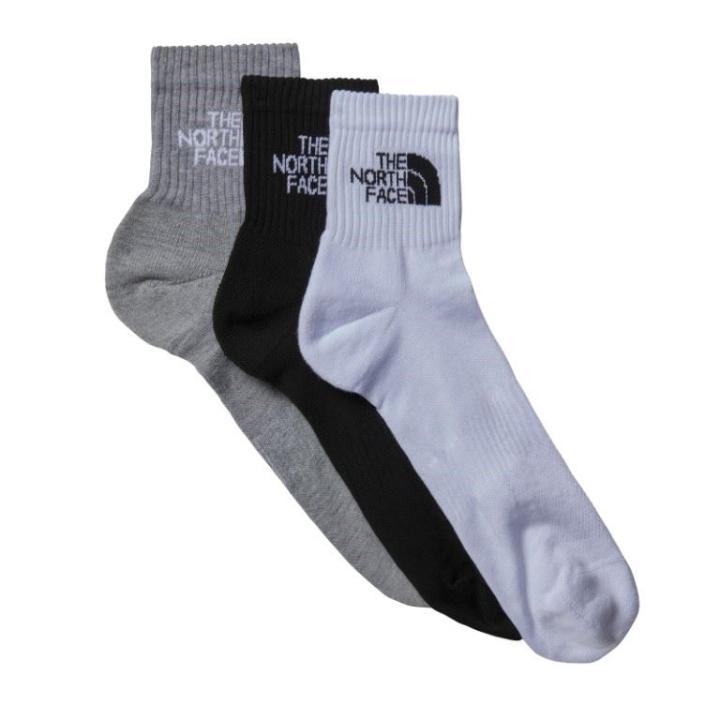 Multi Sport Cush Quarter 3P Sok Heren Black Assorted L