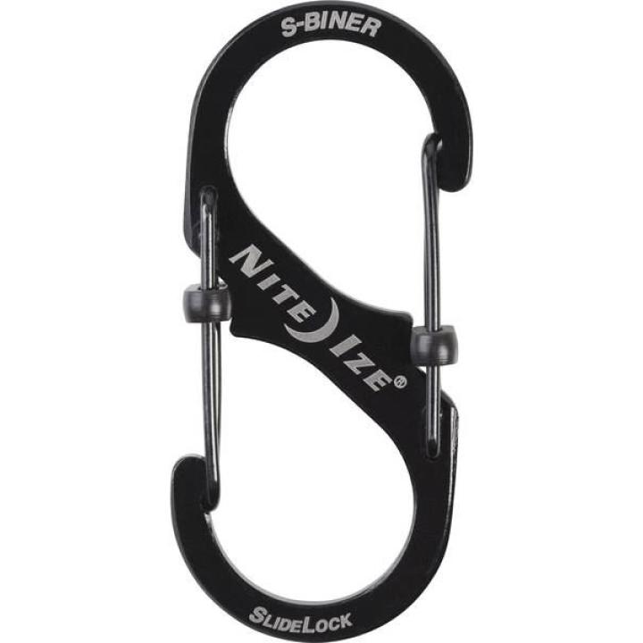 S-Biner #3 Slidelock Stainless Black Multitool