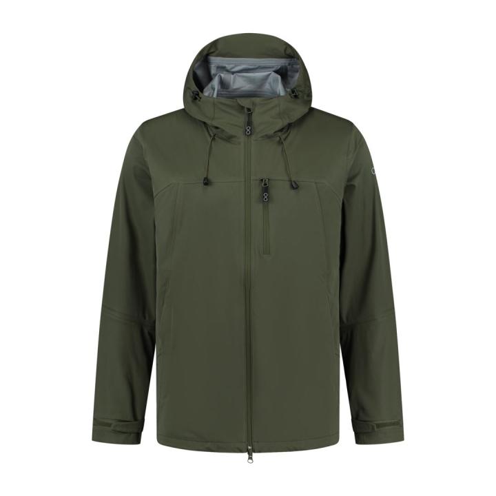 Virga Shell Heren Regenjas Botanic Green S