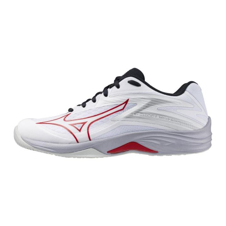 Lightning Star Z7 Jr Binnensportschoen Kinderen White/Salsa/Black 5,5