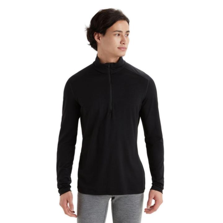 200 Oasis LS Half Zip Pully Heren Black XL
