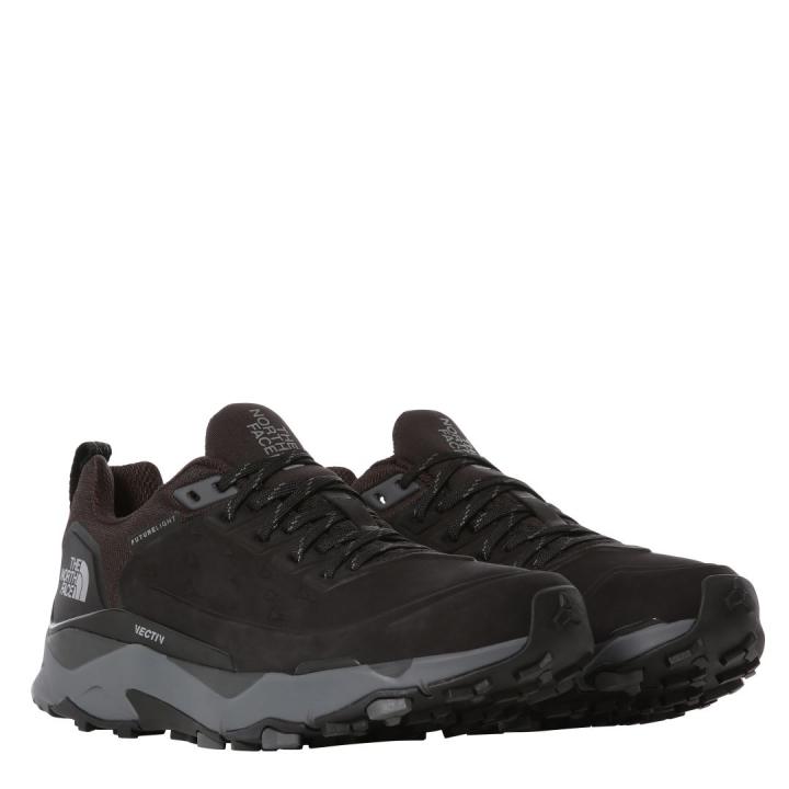 Vectiv Exploris Futurelight Leather Heren Lage Wandelschoen TNF Black - Zinc Grey 44,5
