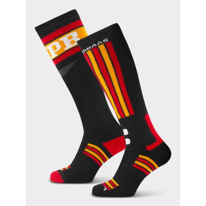 2-Pack Skisok Swed.Blk&Red 942