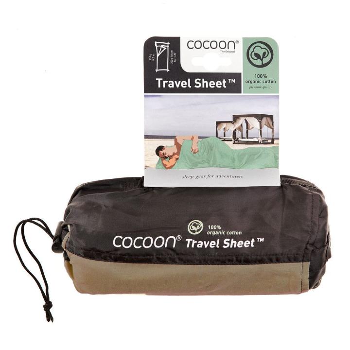Travelsheet, Organic Cotton, Earth Lakenzak
