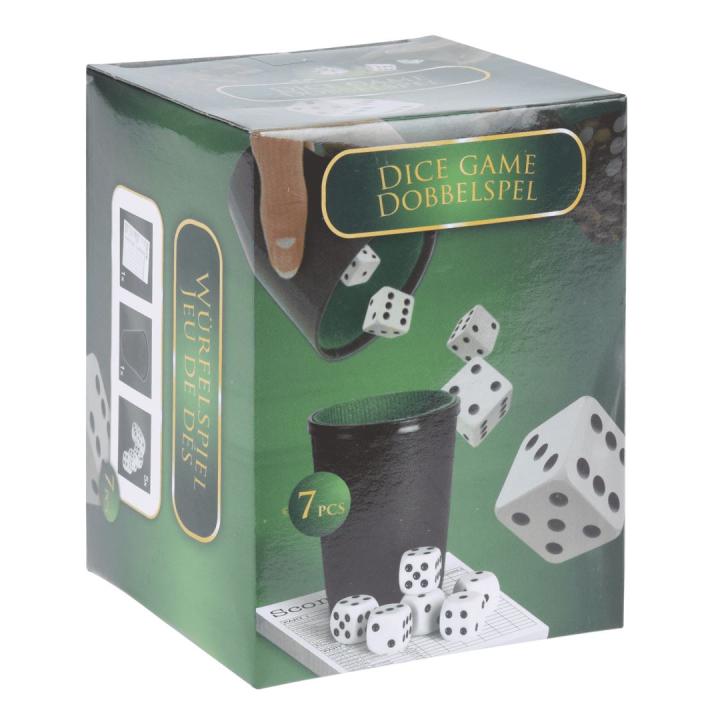 Speldobbelstenen Met Beker Spel