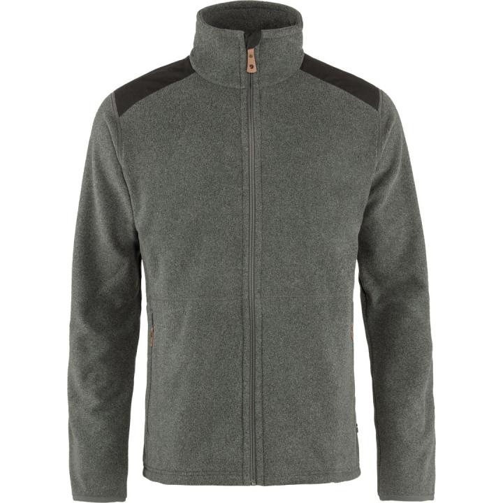 Sten Fleece Heren Dark Grey L