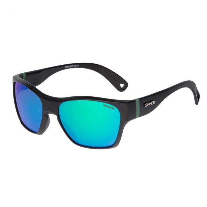 Gunstock Zonnebril Matte Black-Smk Green Oil
