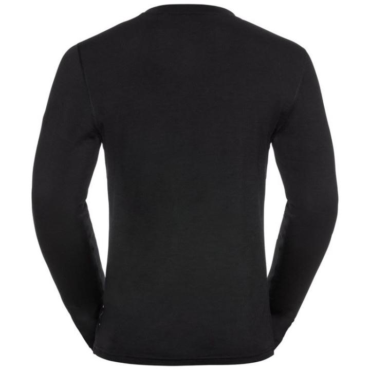 Merino 200 Crew Neck LS Thermoshirt Heren Black S