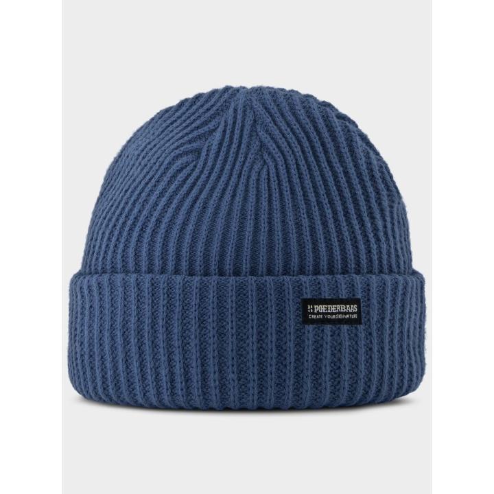 Royal Rib Beanie Muts Blue One Size