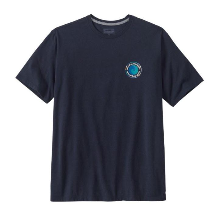 M's Unity Fitz Responsibili T-Shirt Heren New Navy M