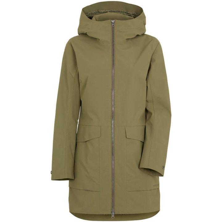Folka 5 Dames Parka Canvas Green 40