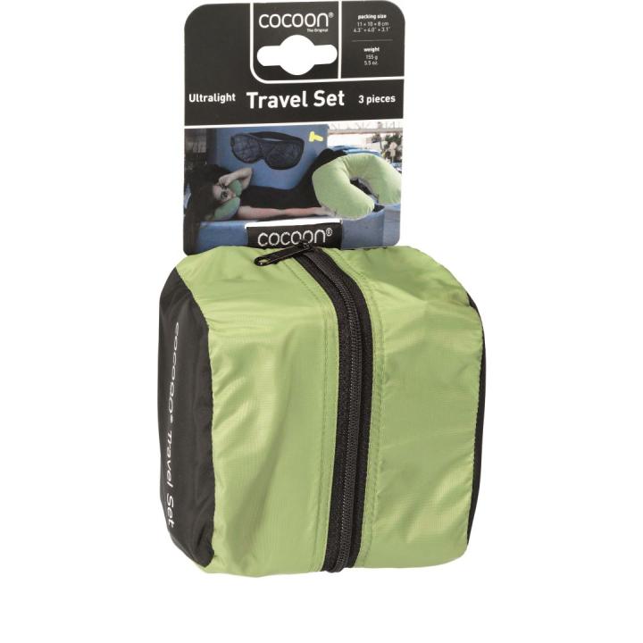Travelset Ultralight, 3 Pieces, Wasabi Kussen