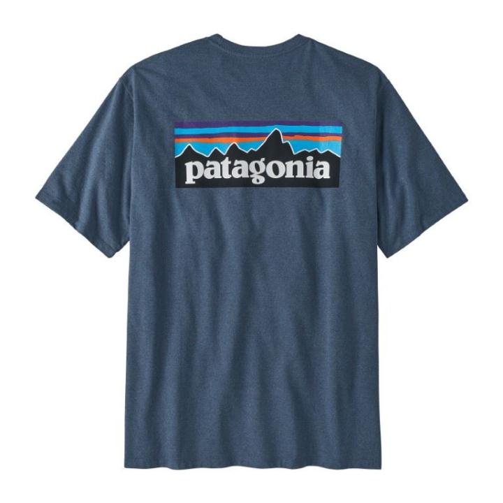 P-6 Logo Responsibili-Tee T-Shirt Heren Utility Blue M