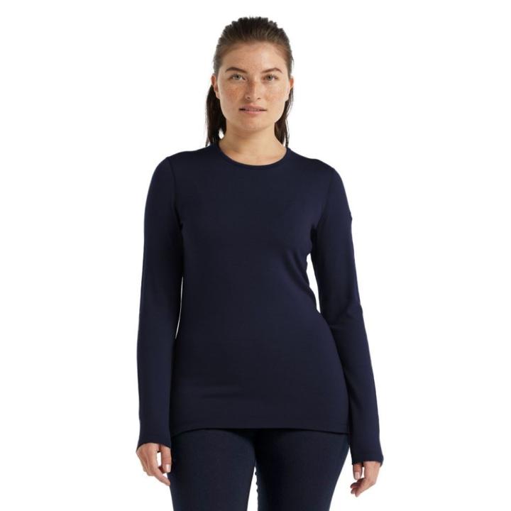 Merino 260 Tech LS Crewe Thermoshirt Dames Midnight Navy M